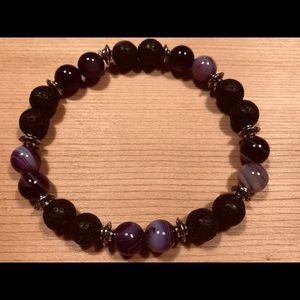 Lava Stone Essential Oil Diffuser Bracelet